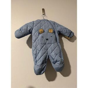 Whippette quilted bear one pice baby 6-9 months